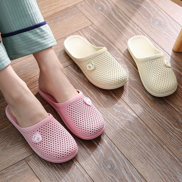 Fashion Cut-out Home Slippers: Summer Comfort with Anti-slip Sole