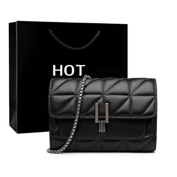 Luxury Genuine Leather Designer Bag: Fashionable Shoulder Messenger
